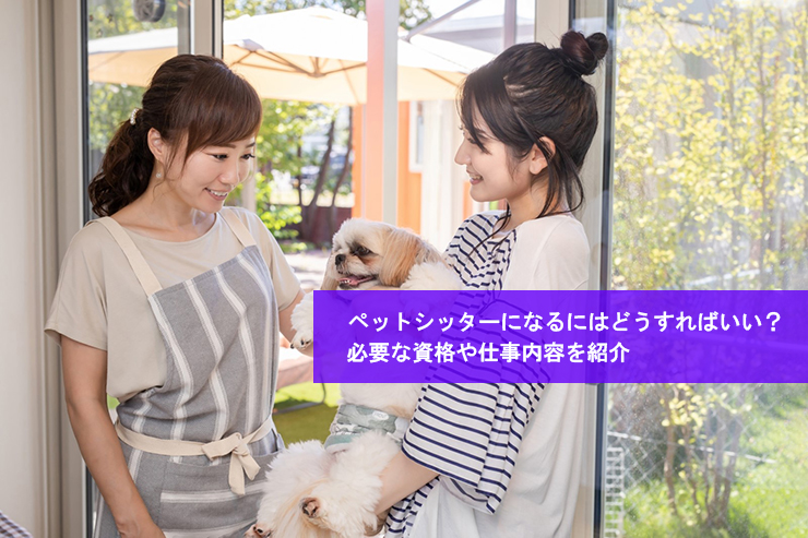 ペットシッターになるにはどうすればいい?必要な資格や仕事内容を紹介
